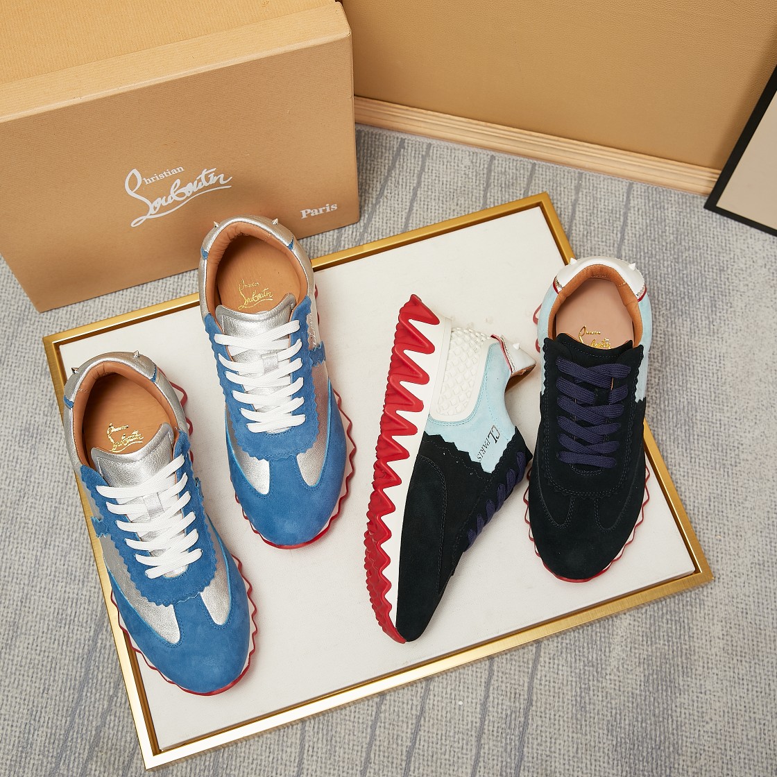 Christian Louboutin Loubishark Flat Sneakers 4 - vstockx