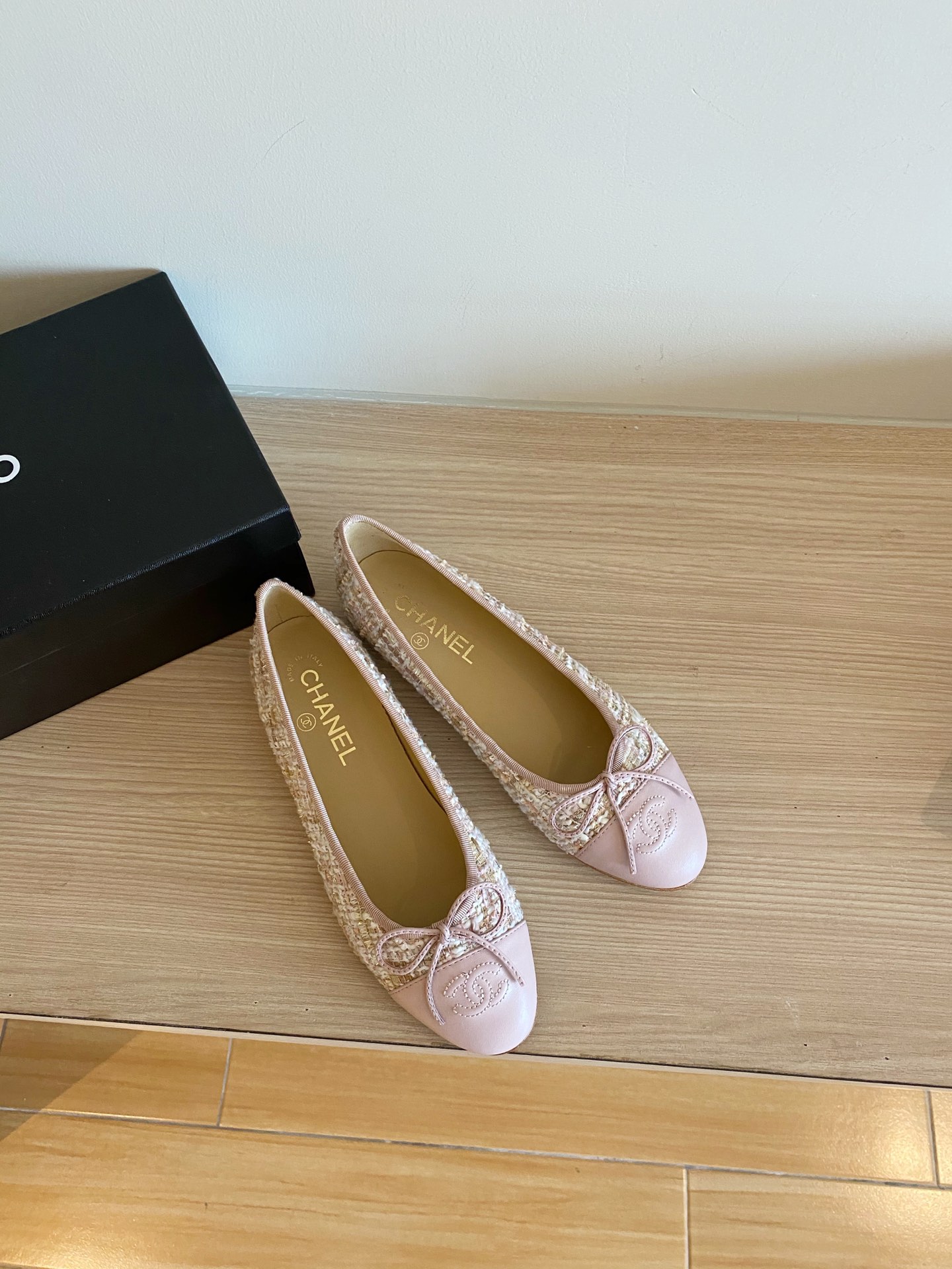 Chanel Ballerinas Fabric & Grosgrain 27 - vstockx