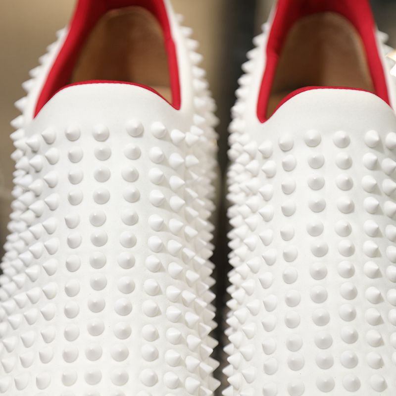 Christian Louboutin Spike Sock Flat Sneakers 6 - vstockx