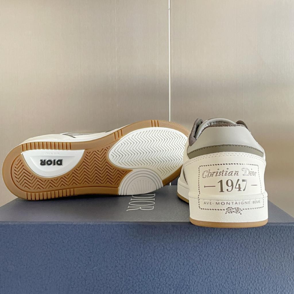 Dior B27 Low by Birkenstock Cream Greige Greige Dior Oblique - vstockx