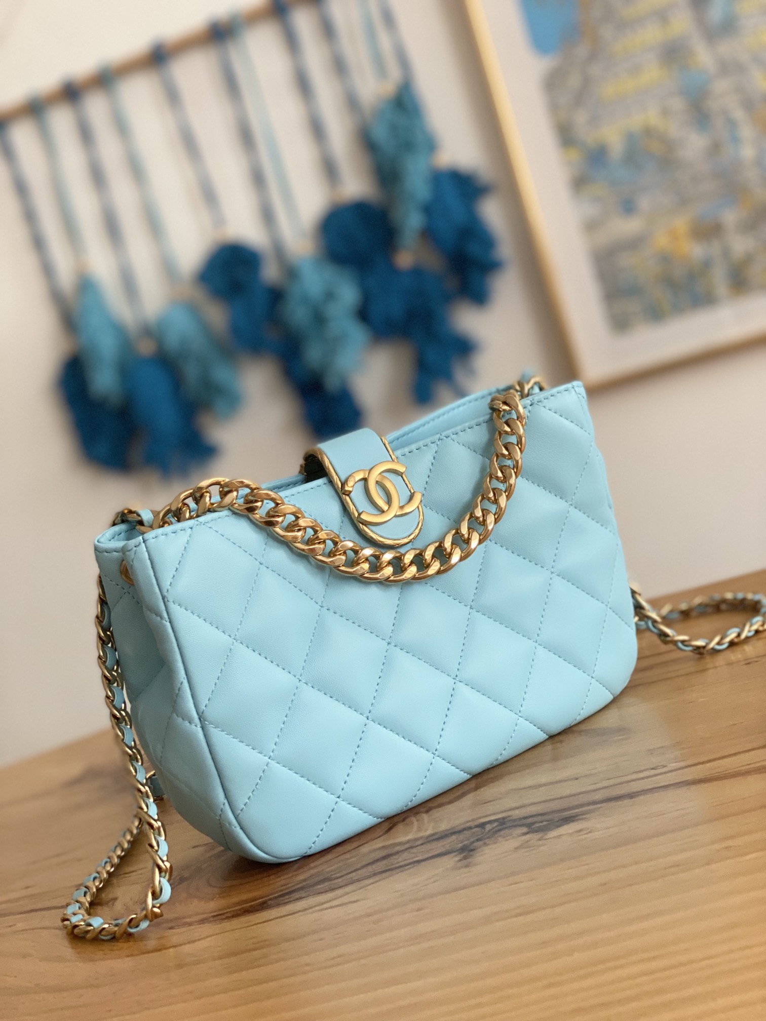 Handbag Chanel 3476 size 17*23*7* cm - vstockx