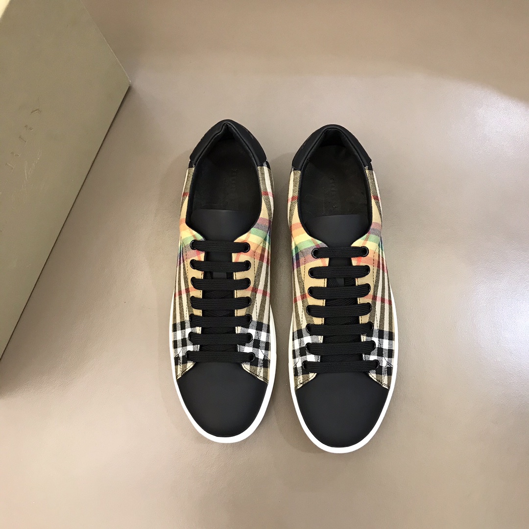 Burberry Perforated Check Sneaker 50 - vstockx