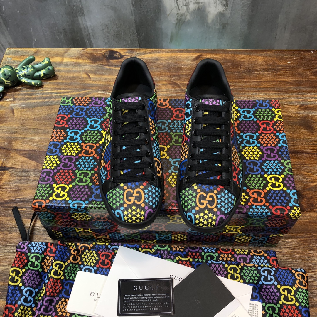 Gucci Psychadelic Ace Black Multi - vstockx