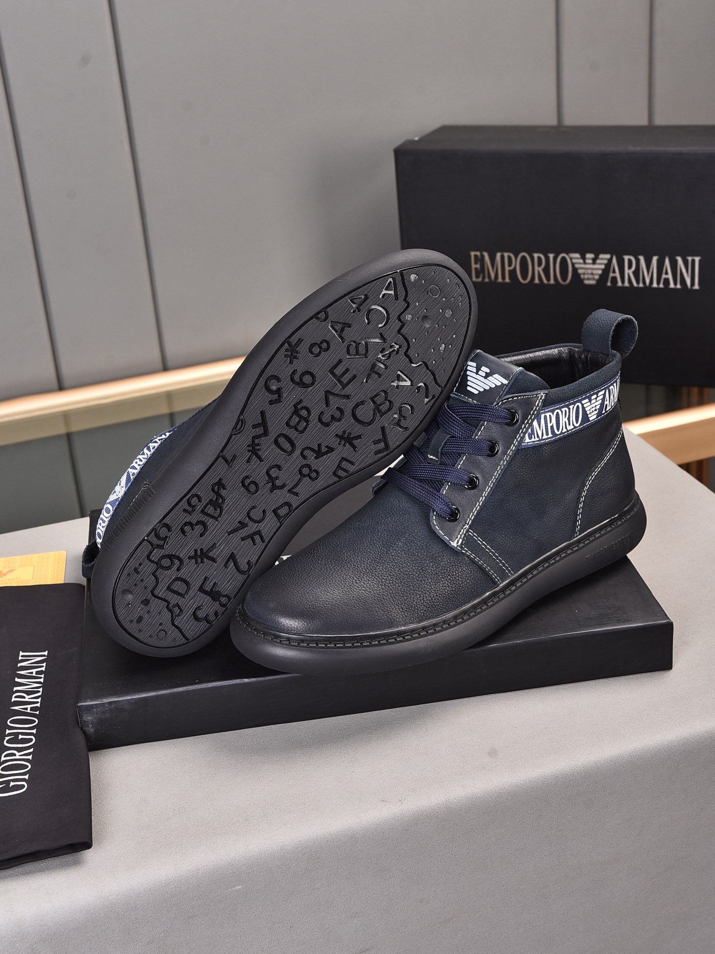 Armani High Top Sneaker 6 - vstockx