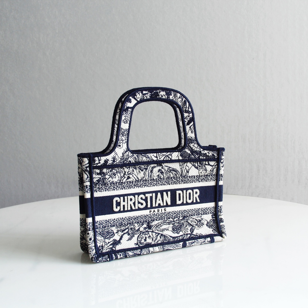 Handbags Dior Book mini Tote 8001 size:22.5*24*8 cm - vstockx
