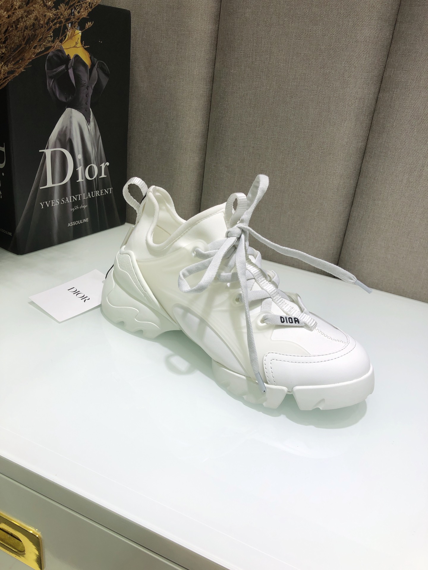 Dior D Connect White Neoprene (W) - vstockx