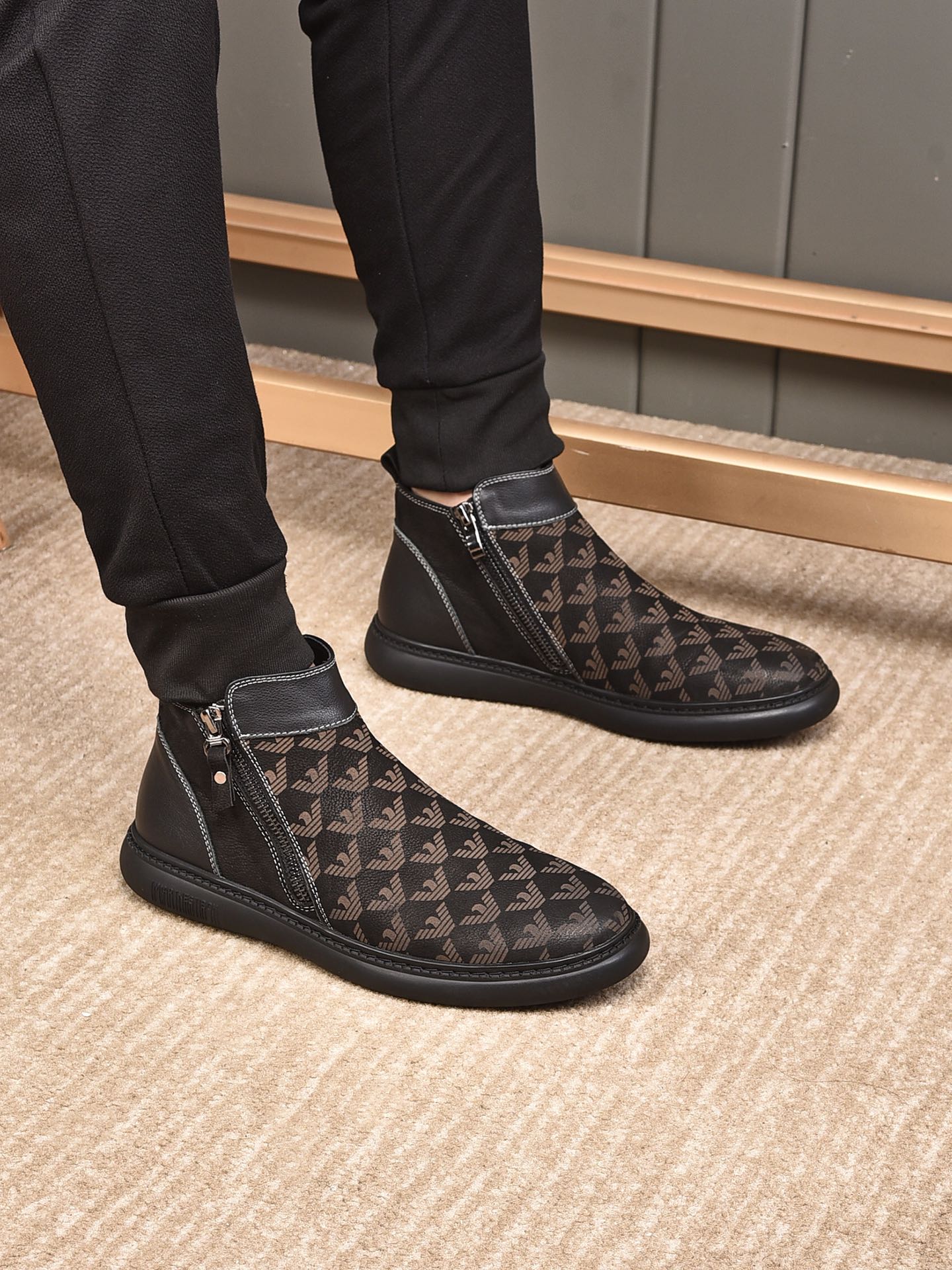 Armani High Top Sneaker 3 - vstockx