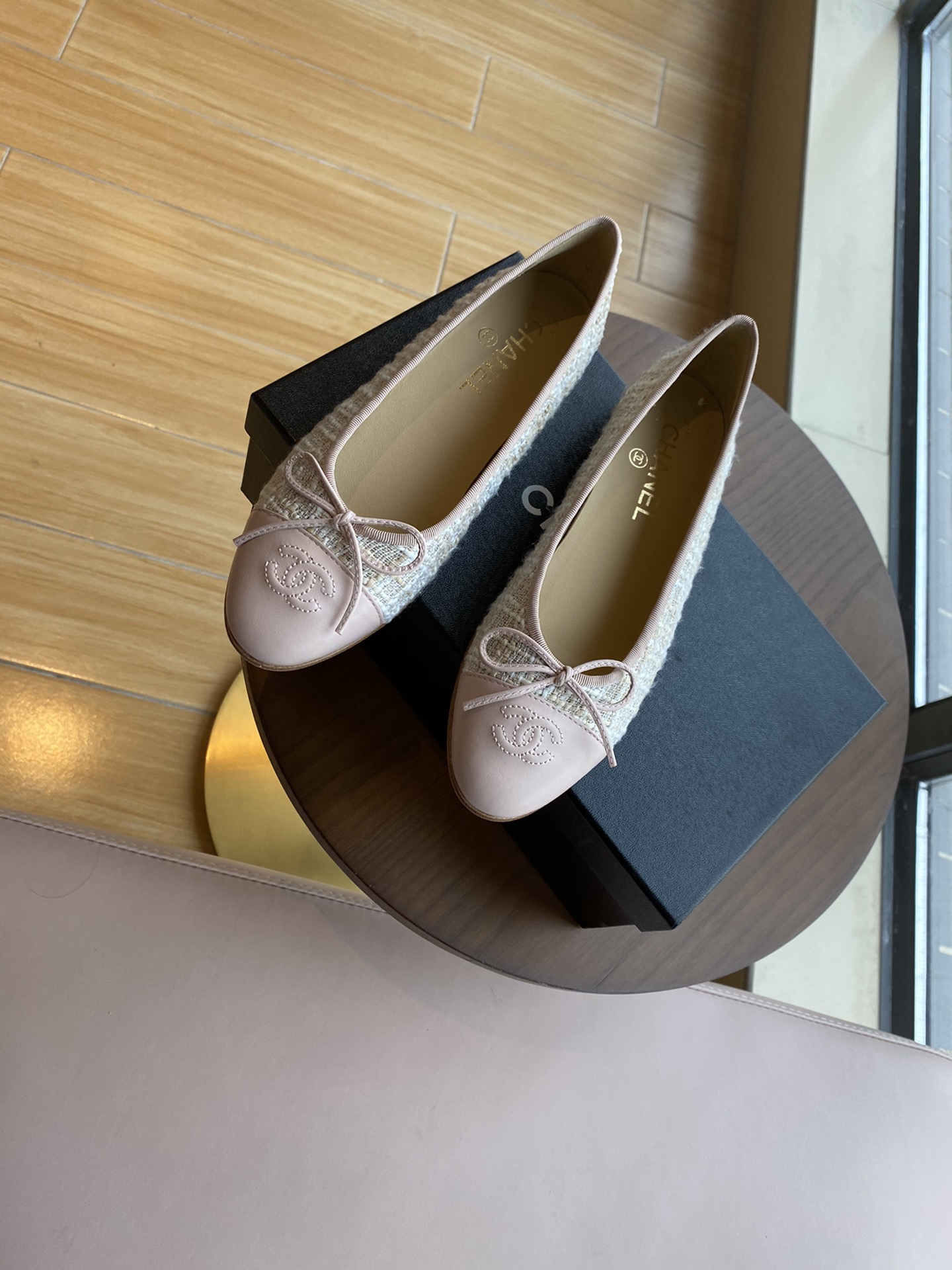 Chanel Ballerinas Fabric & Grosgrain 31 - vstockx