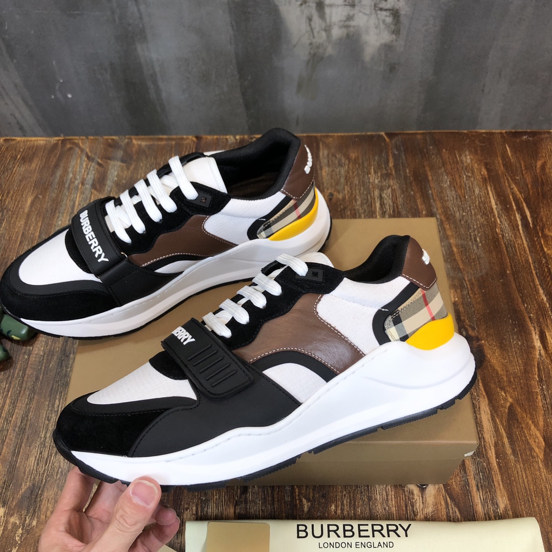 Burberry Regis Black Archive Beige Brown White - vstockx