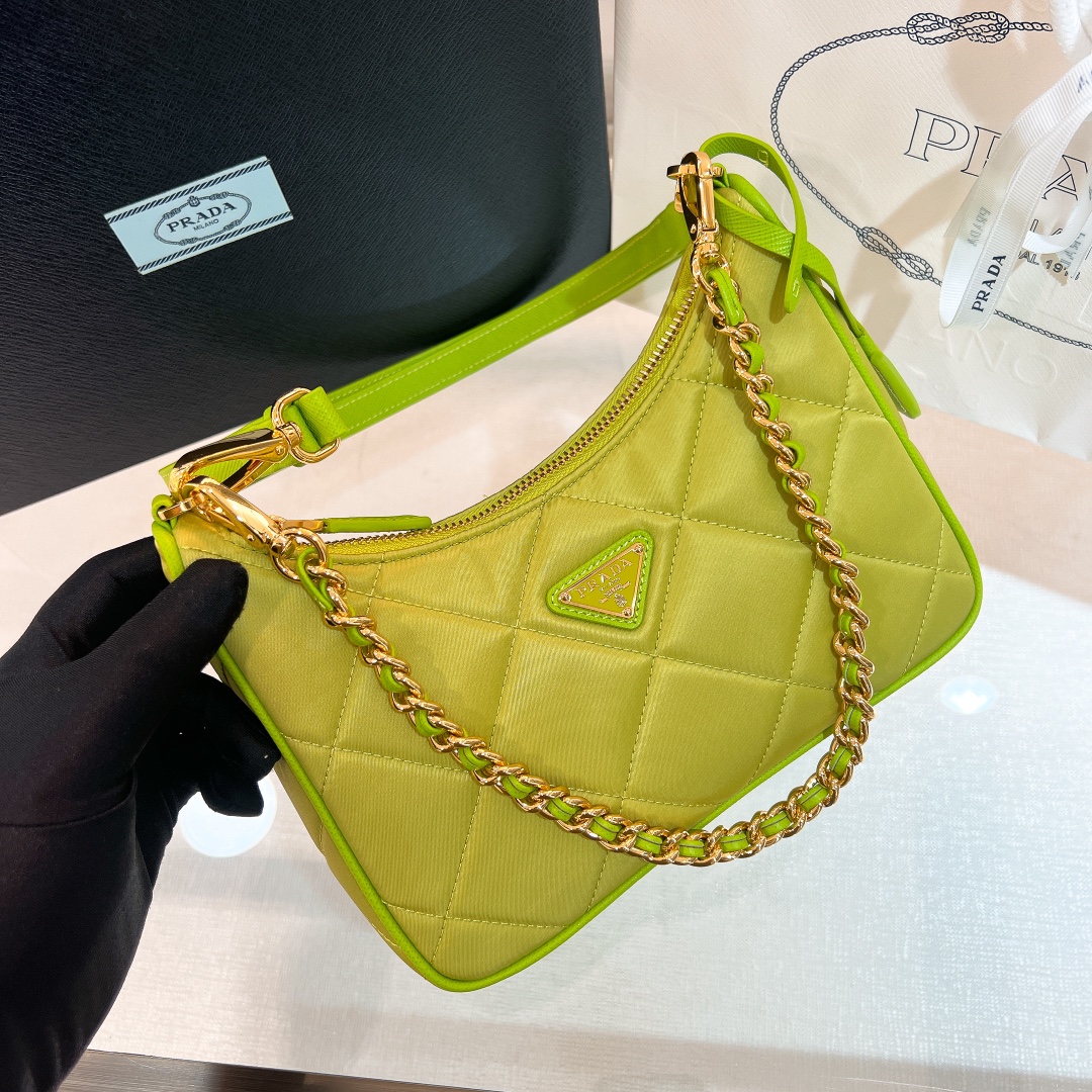 handbags prada Hobo 1BC204 Size:22*18*6cm - vstockx