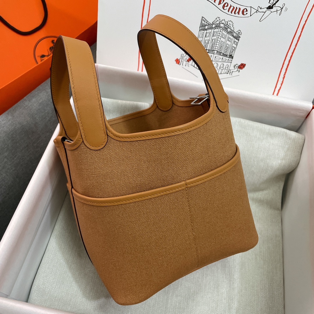 Handbags Hermes cargo picotin size:18 cm - vstockx