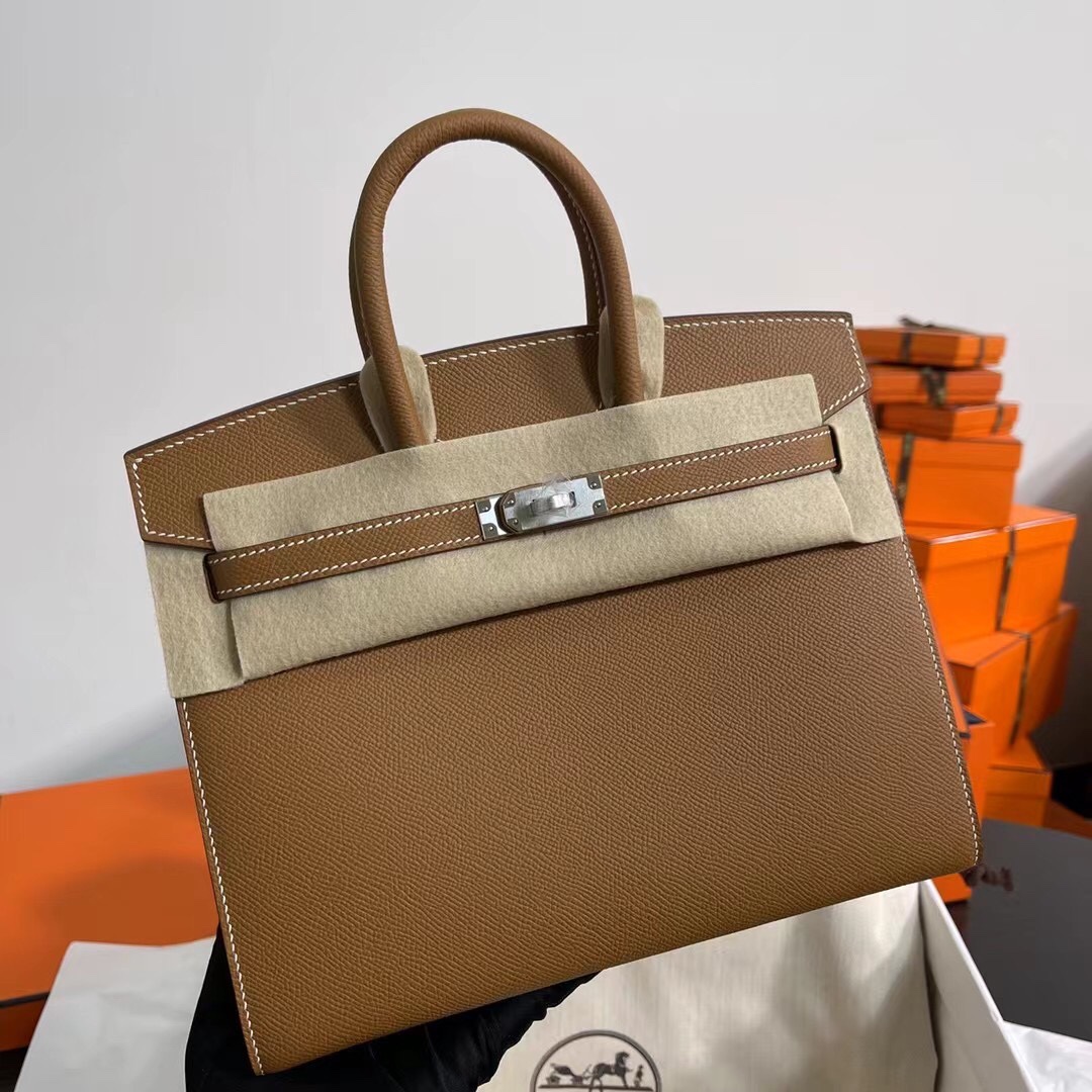 Handbags Hermes Birkin Sllier size:25 cm - vstockx