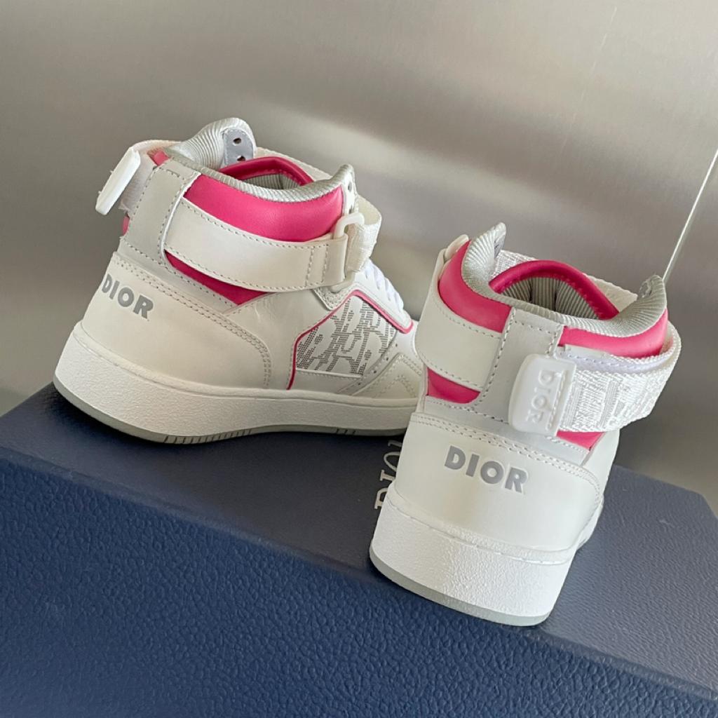Dior B27 High White Neon Pink - vstockx
