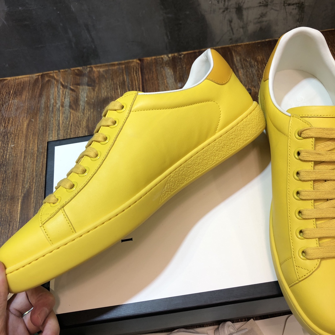 Gucci Ace Interlocking G Yellow (W) - vstockx
