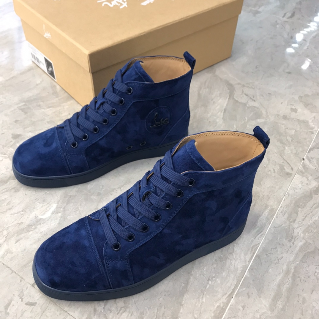 Christian Louboutin Louis Junior Spikes Orlato Flat Sneakers 47 - vstockx