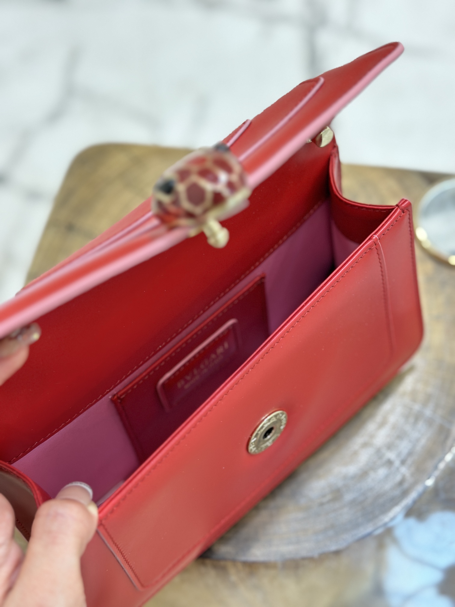 Handbags Bvlgari 38102 size:22*13*5.5 cm - vstockx