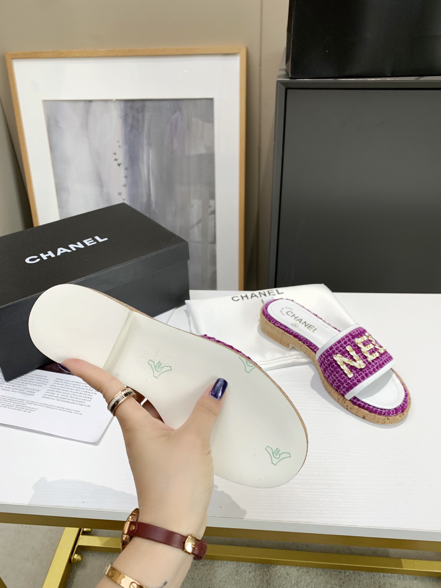 Chanel Slides 21 - vstockx