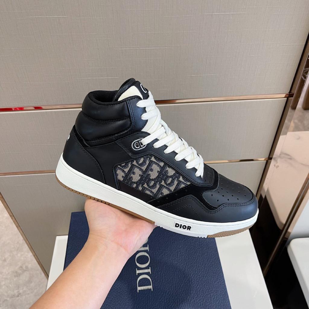 Dior B27 High Black Beige White Black Dior Oblique Jacquard - vstockx