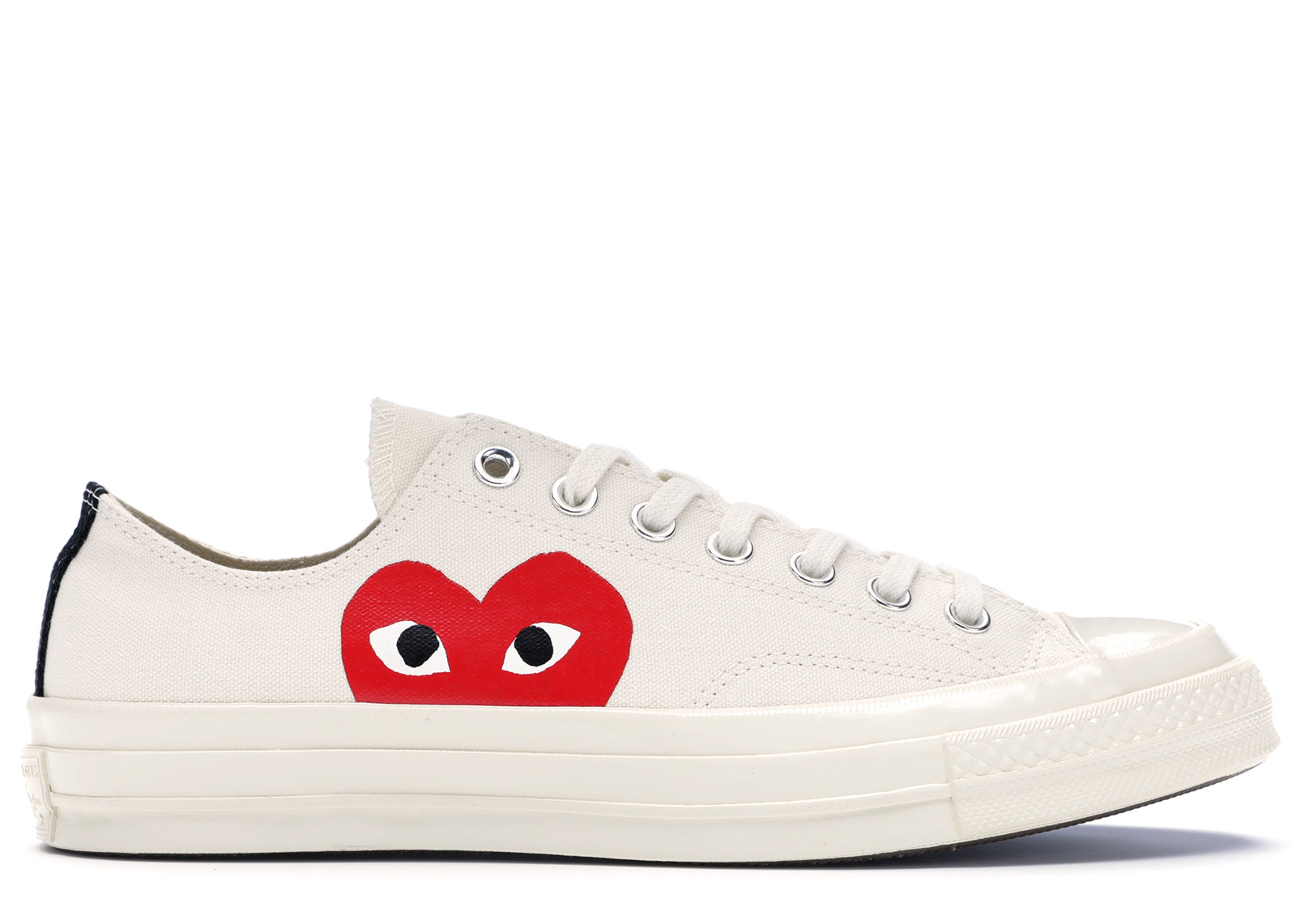 Converse Chuck Taylor All-Star 70s Ox Comme des Garcons PLAY White - vstockx