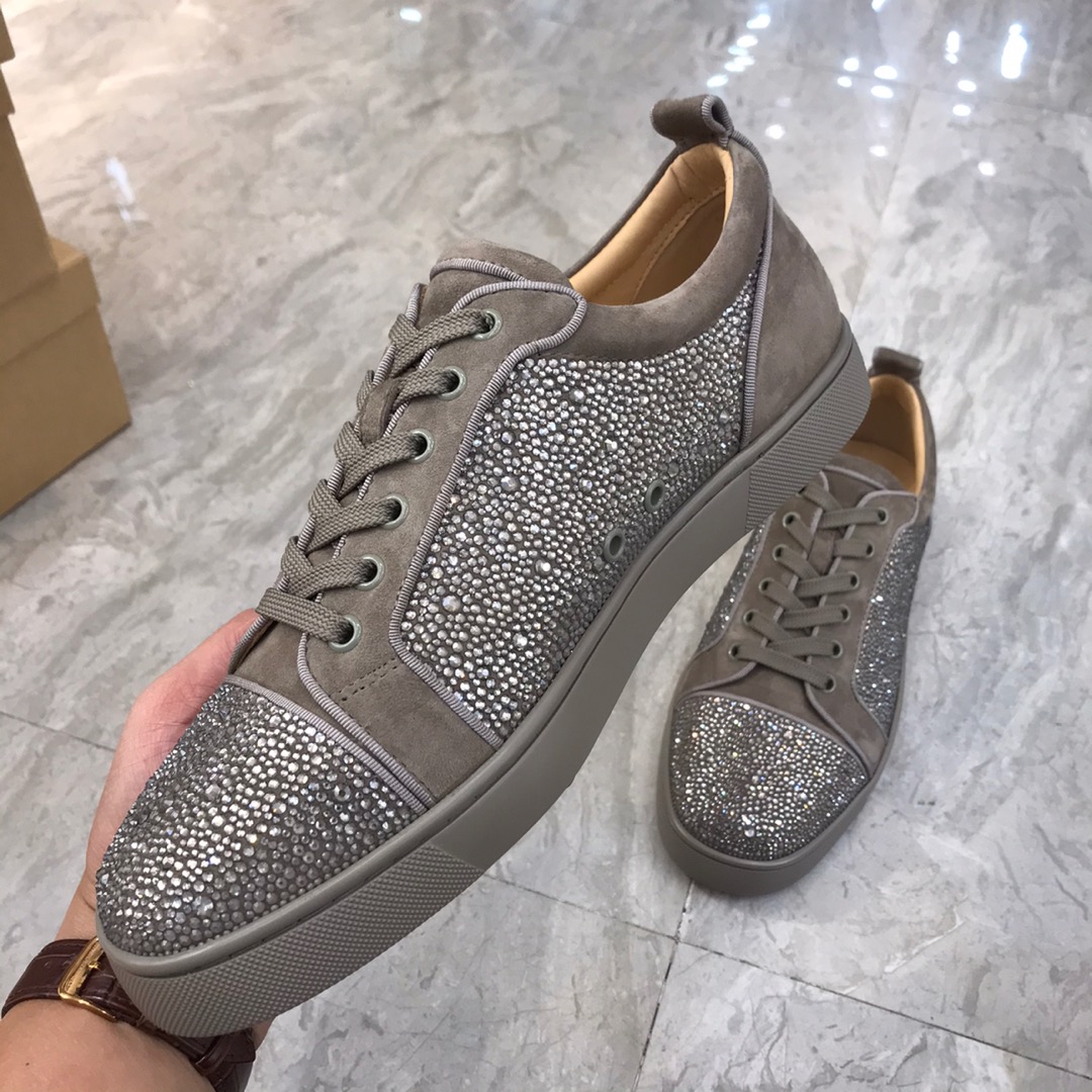 Christian Louboutin Louis Junior Spikes Orlato Flat Sneakers 62 - vstockx