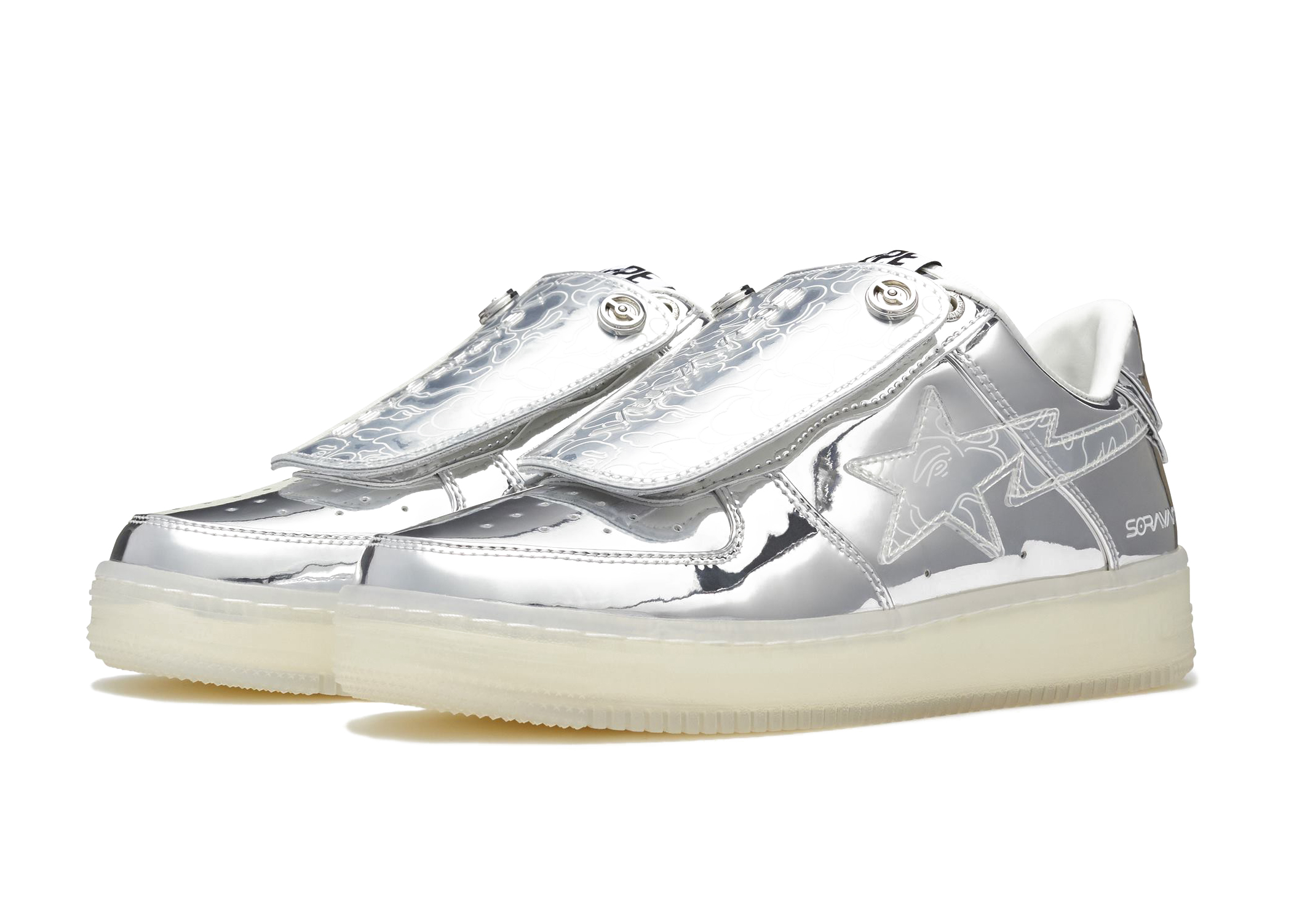 A Bathing Ape Bape Sta Low Hajime Sorayama - vstockx