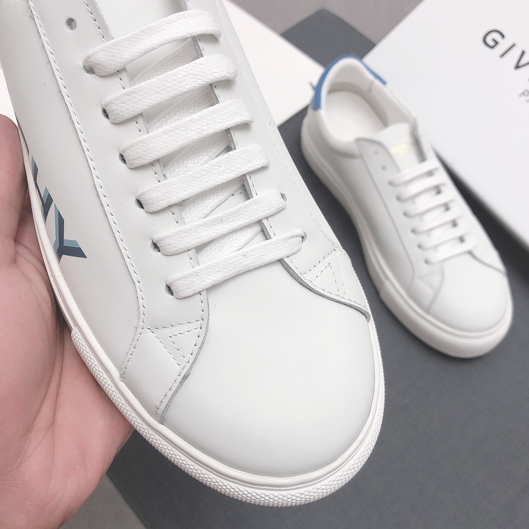 Givenchy Urban Street Logo-print Leather Sneakers 47 - vstockx