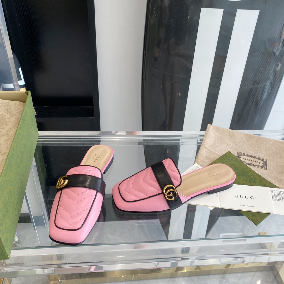 Gucci Leather slipper Women 9 - vstockx