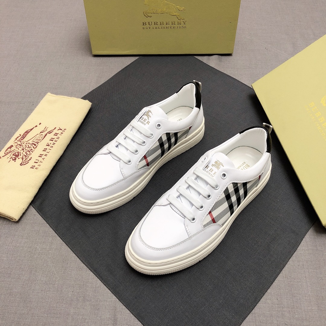 Burberry Perforated Check Sneaker 43 - vstockx