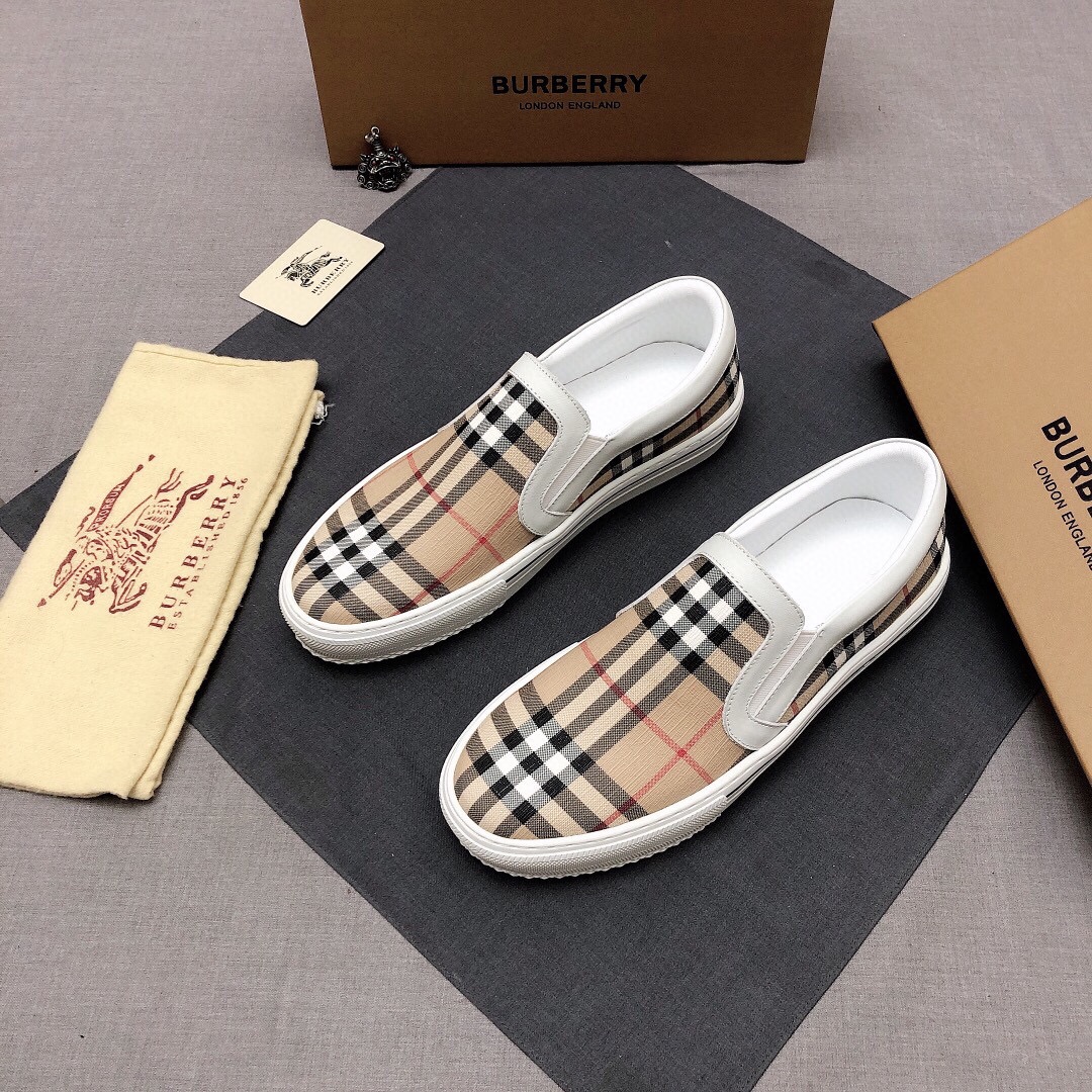 Burberry Perforated Check Sneaker 8 - vstockx