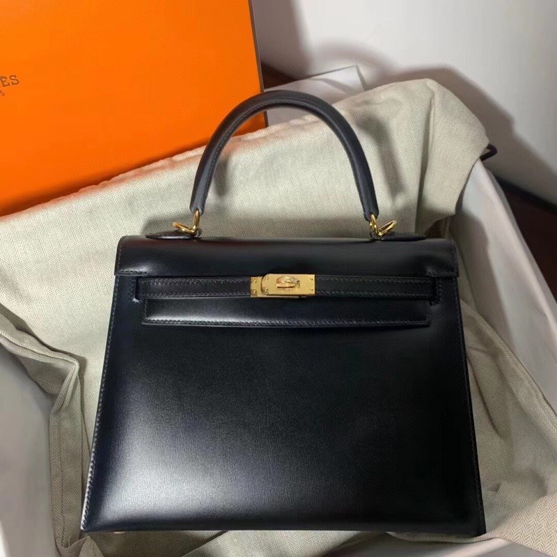 Handbags Hermes Kelly Box size:25 cm - vstockx