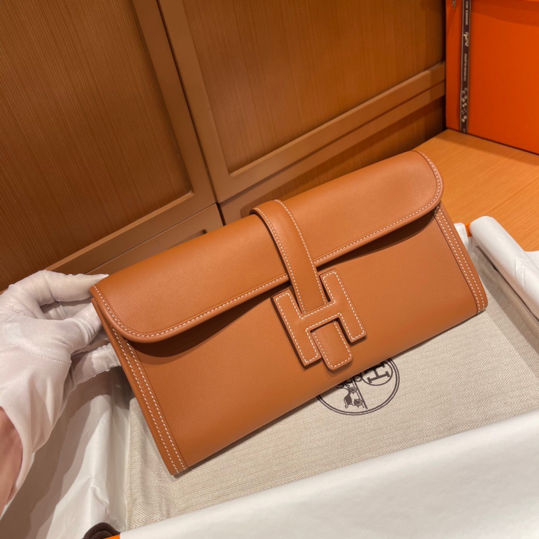 Handbags Hermes Jige Elan 29 Clutch size:18 cm - vstockx