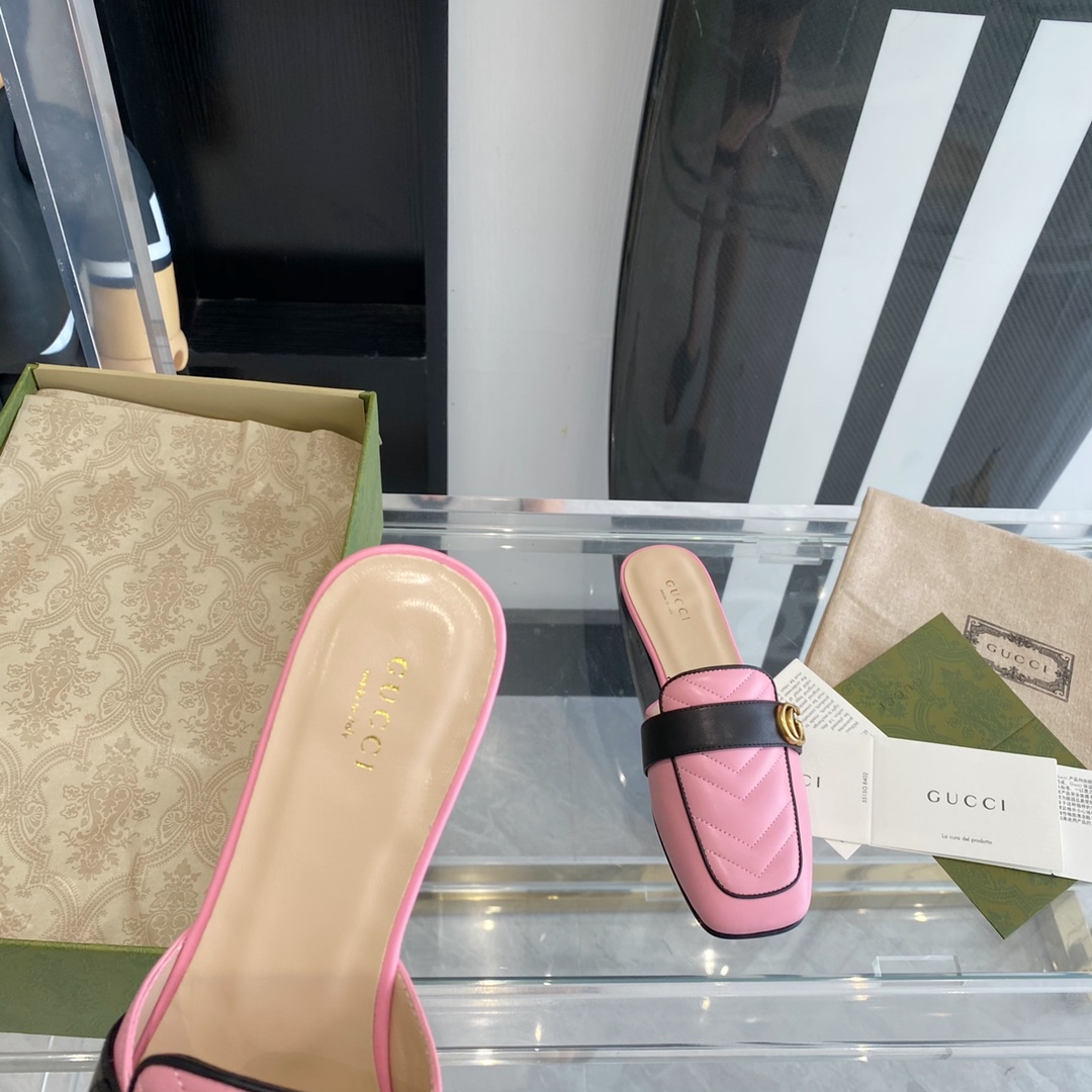 Gucci Leather slipper Women 9 - vstockx