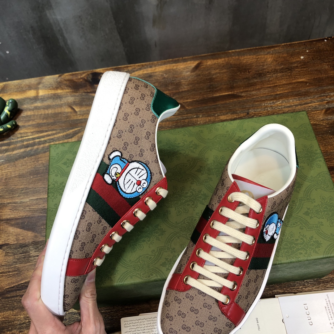 Gucci x Doraemon Ace Monogram - vstockx