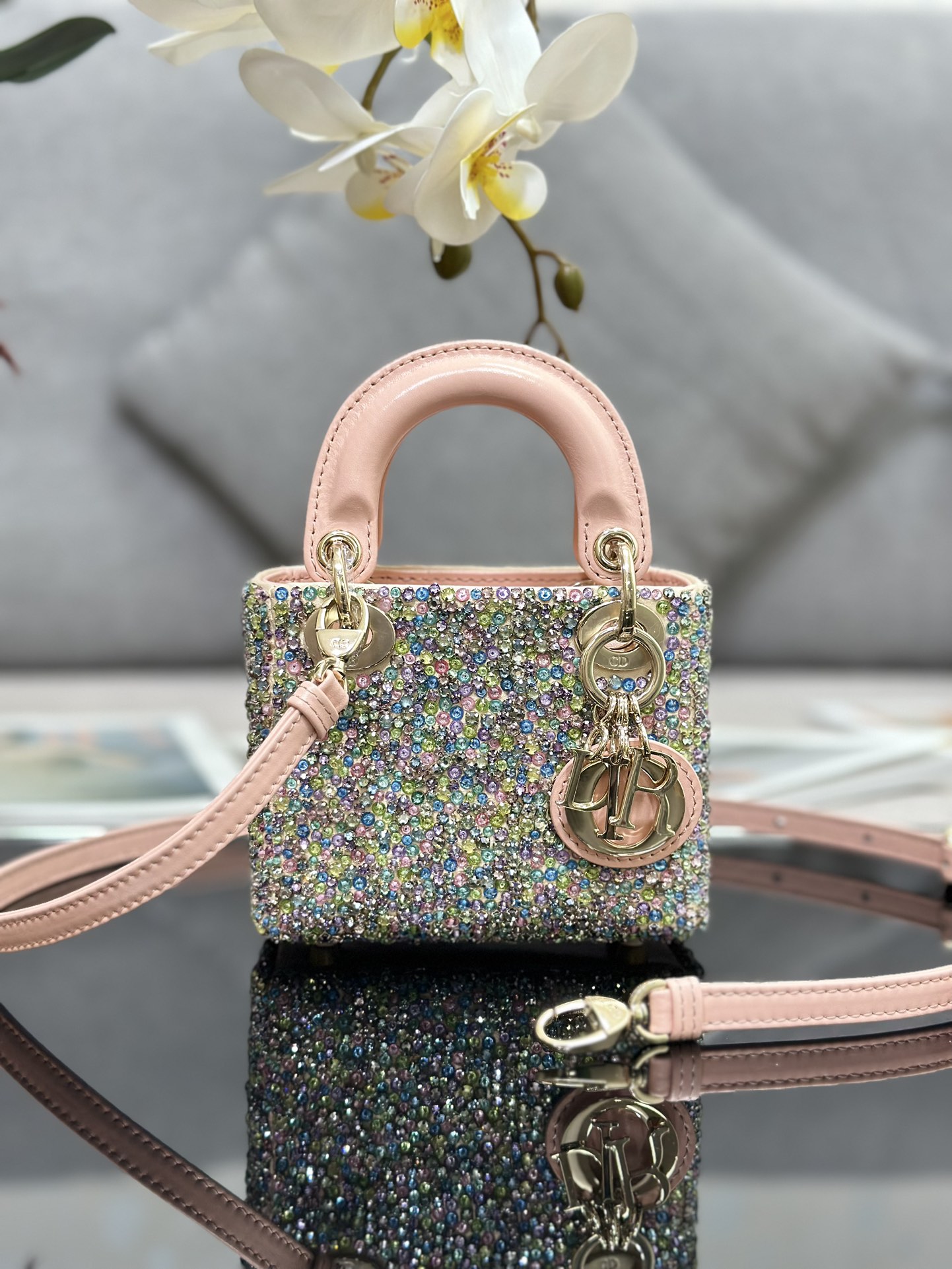 Handbags Lady Dior S0856 size:12*10.5*5 cm - vstockx