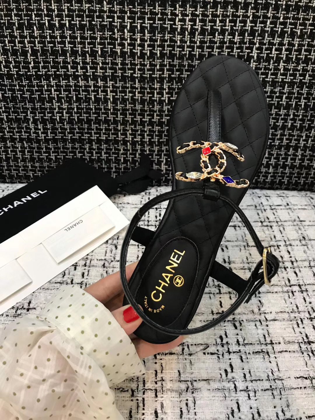 Chanel Slides 49 - vstockx