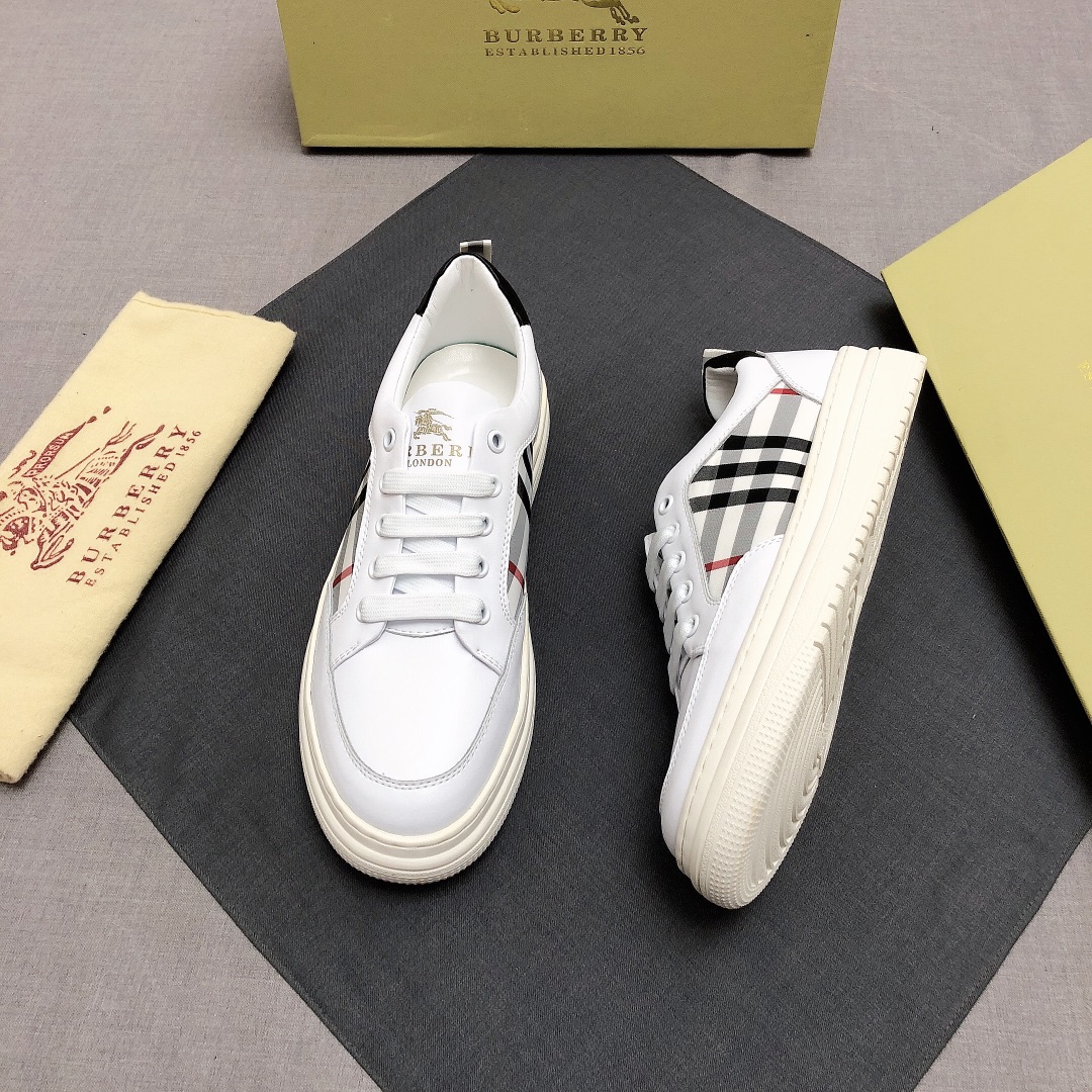 Burberry Perforated Check Sneaker 43 - vstockx