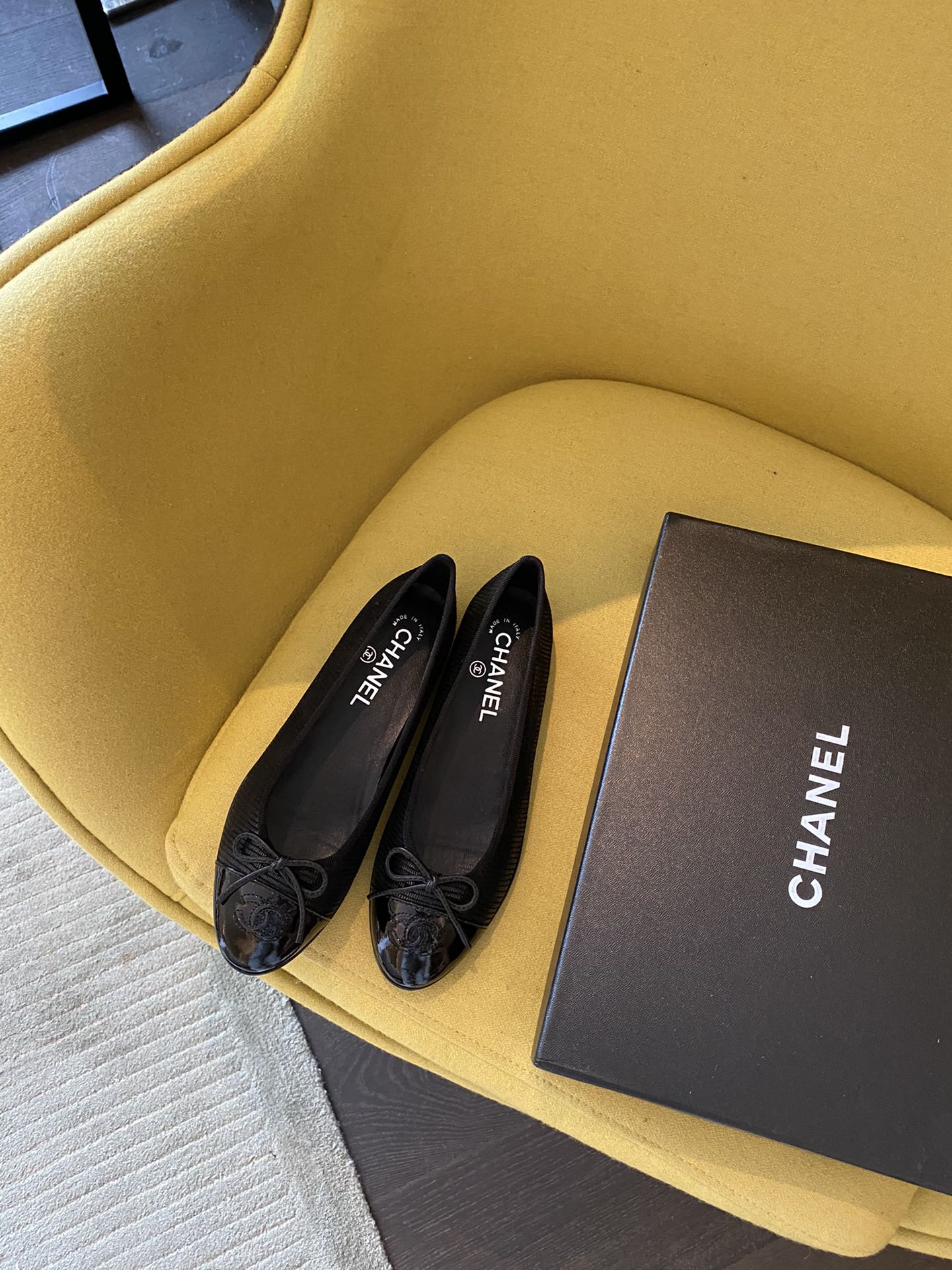 Chanel Ballerinas Fabric & Grosgrain 13 - vstockx