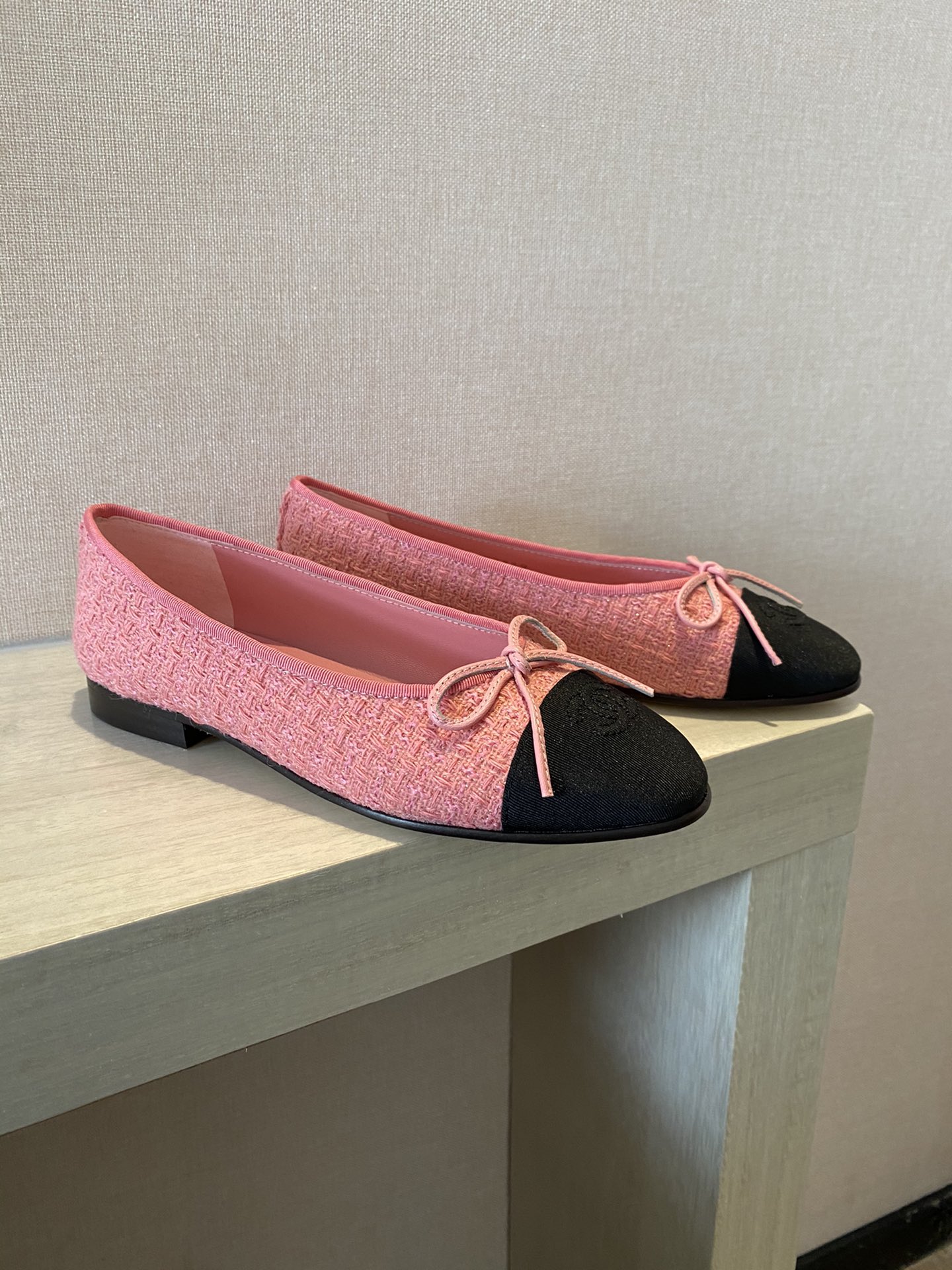 Chanel Ballerinas Fabric & Grosgrain 36 - vstockx