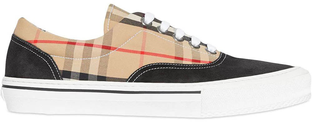 Burberry Cotton Suede Vintage Check - vstockx