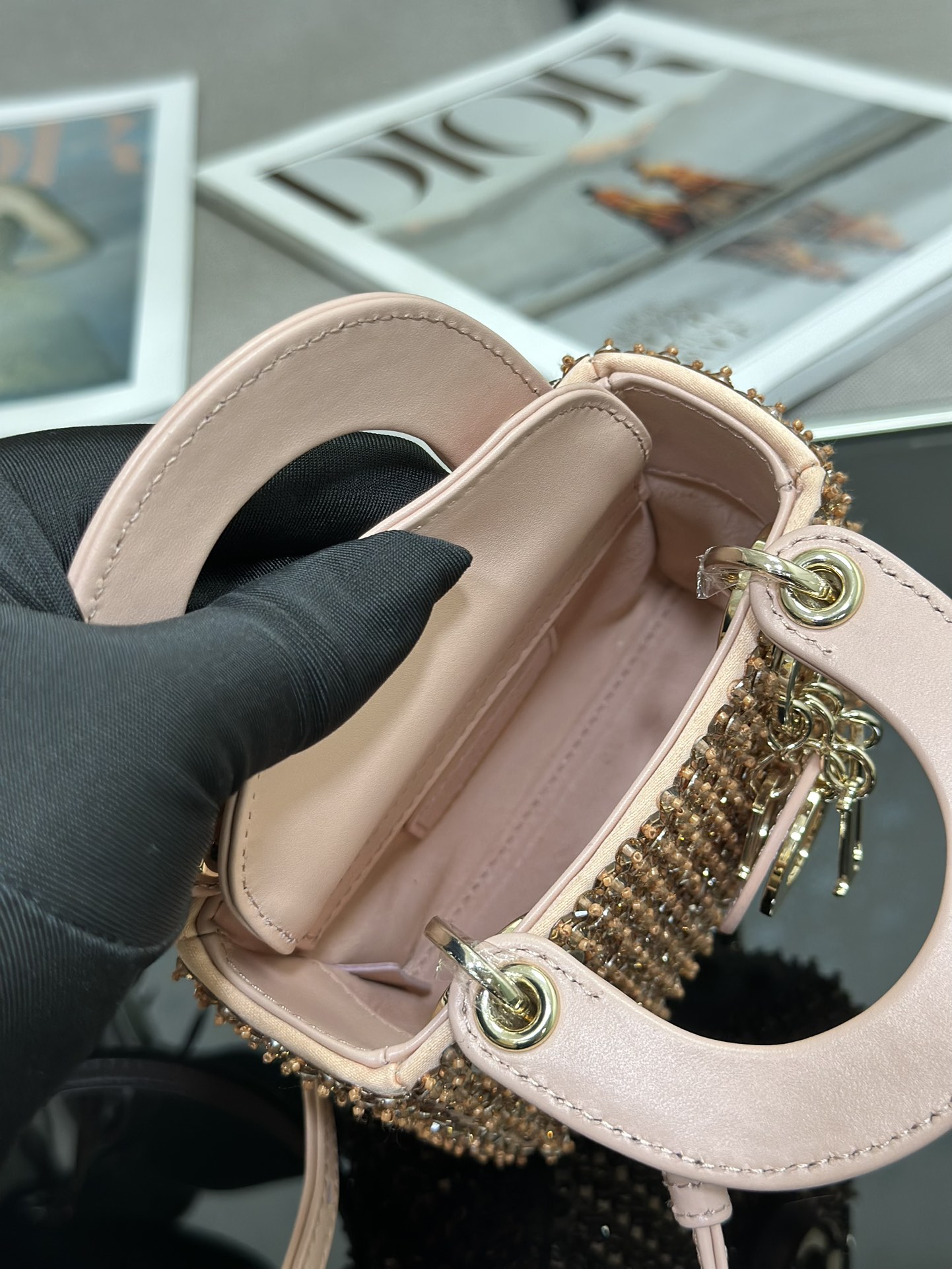 Handbags Lady Dior S0856 size:12*10.5*5 cm - vstockx