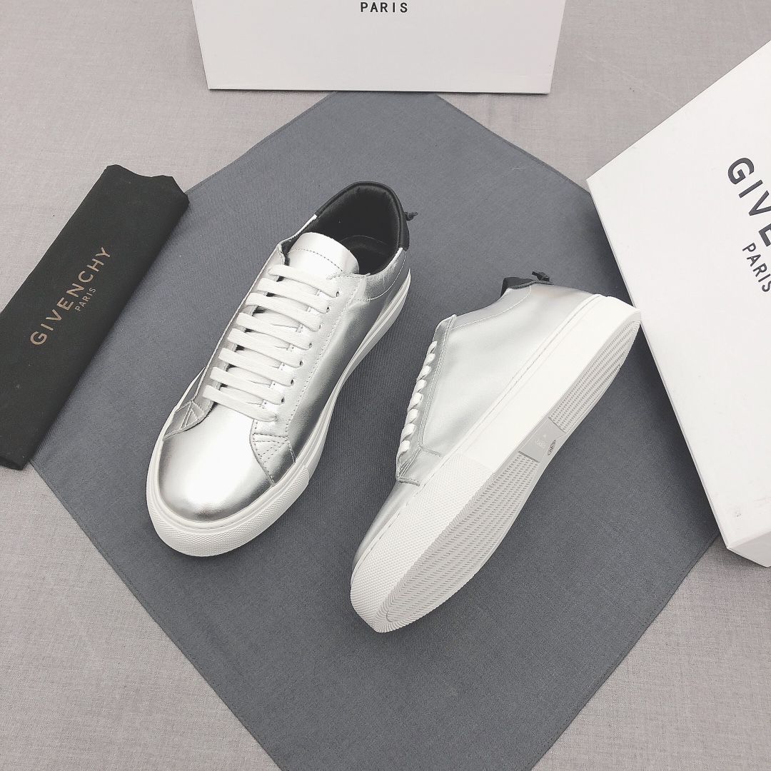 Givenchy Urban Street Logo-print Leather Sneakers 53 - vstockx