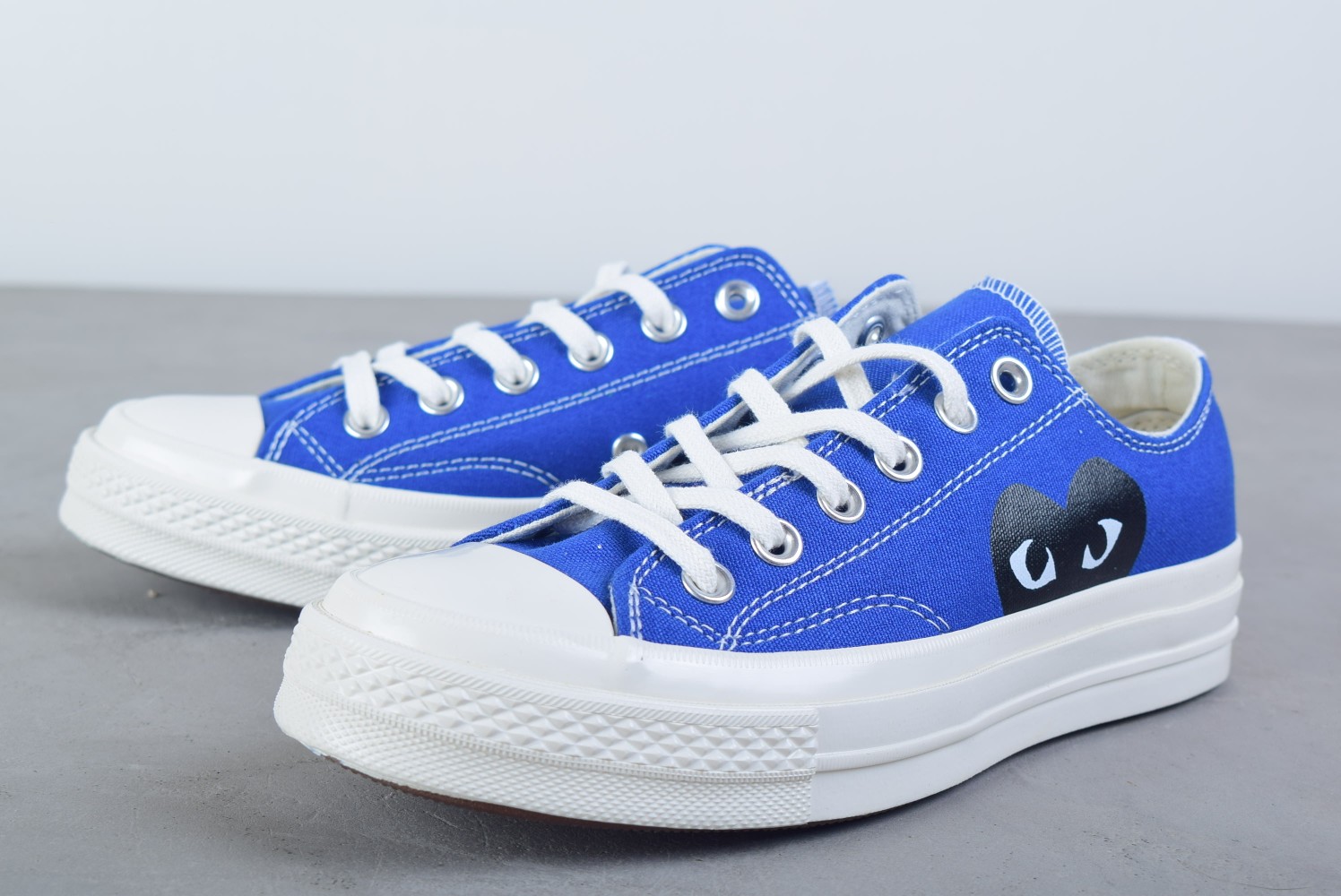 Converse Chuck Taylor All-Star 70s Ox Comme des Garcons PLAY Blue - vstockx