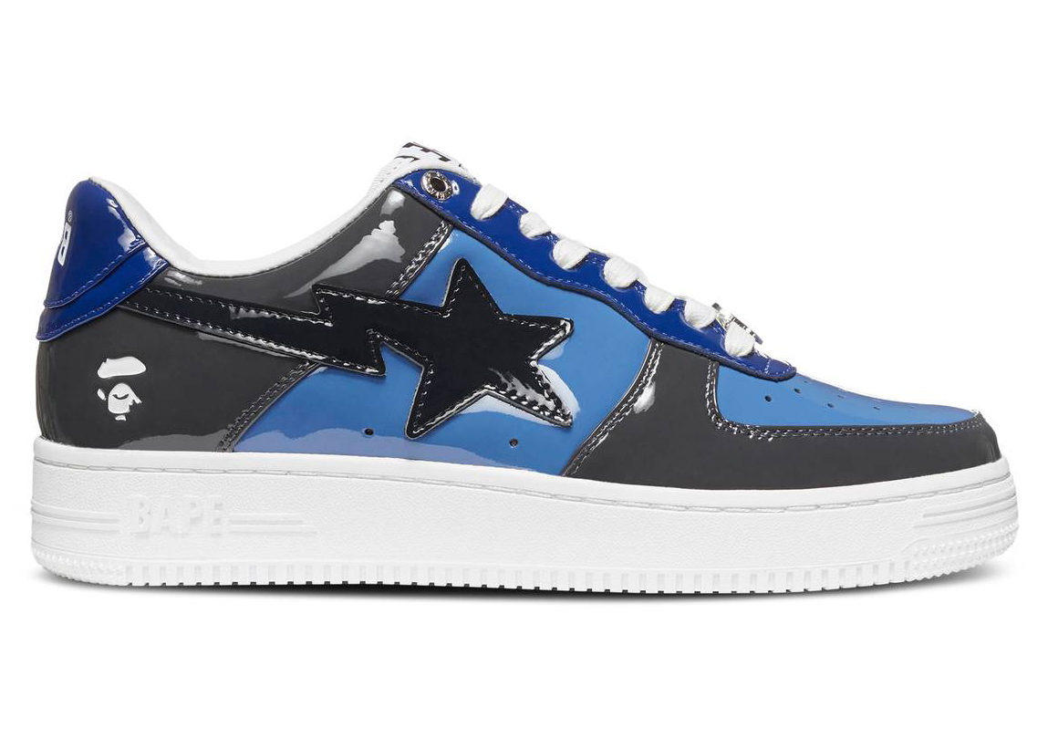 A Bathing Ape Bape Sta Low Navy Color Combo - vstockx