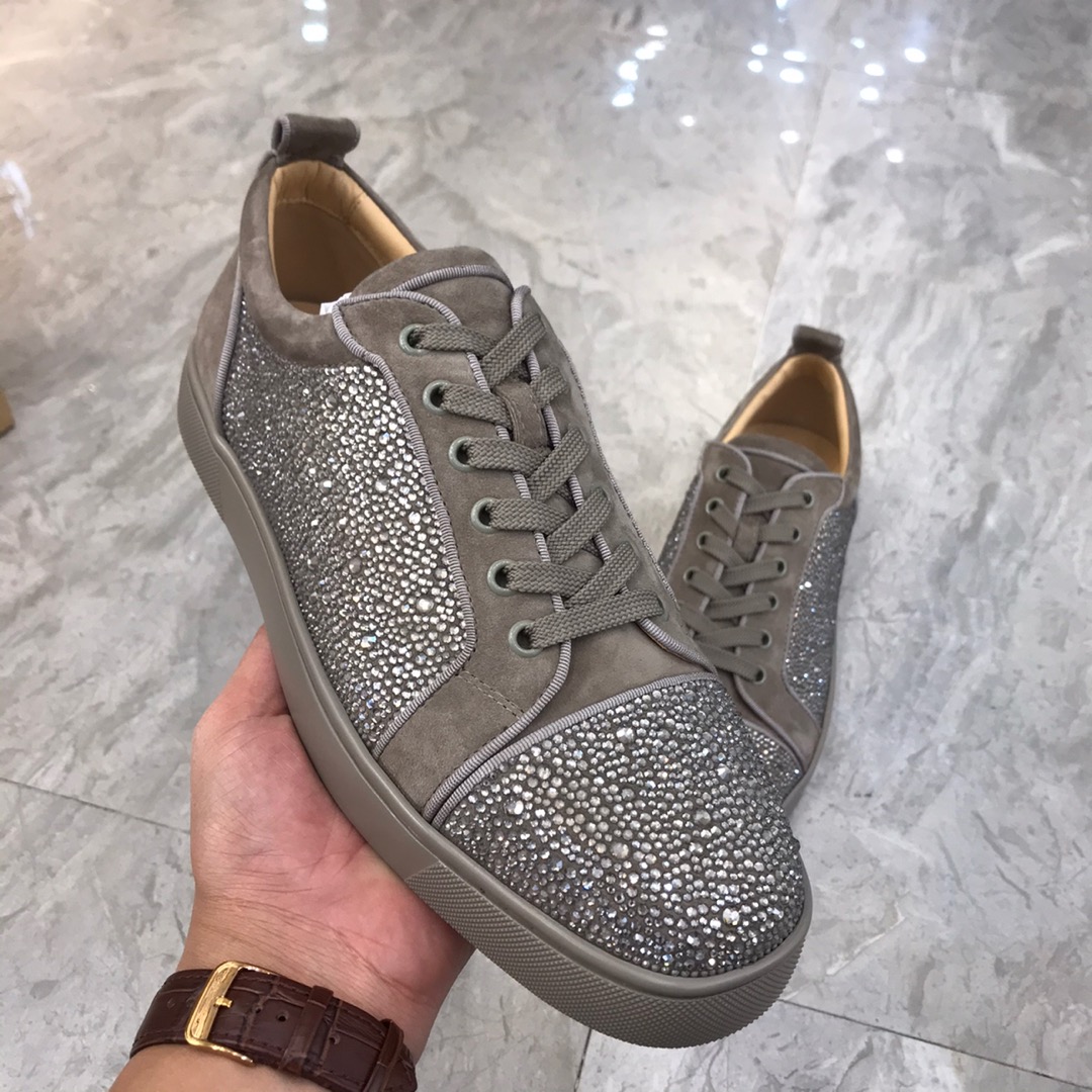 Christian Louboutin Louis Junior Spikes Orlato Flat Sneakers 62 - vstockx