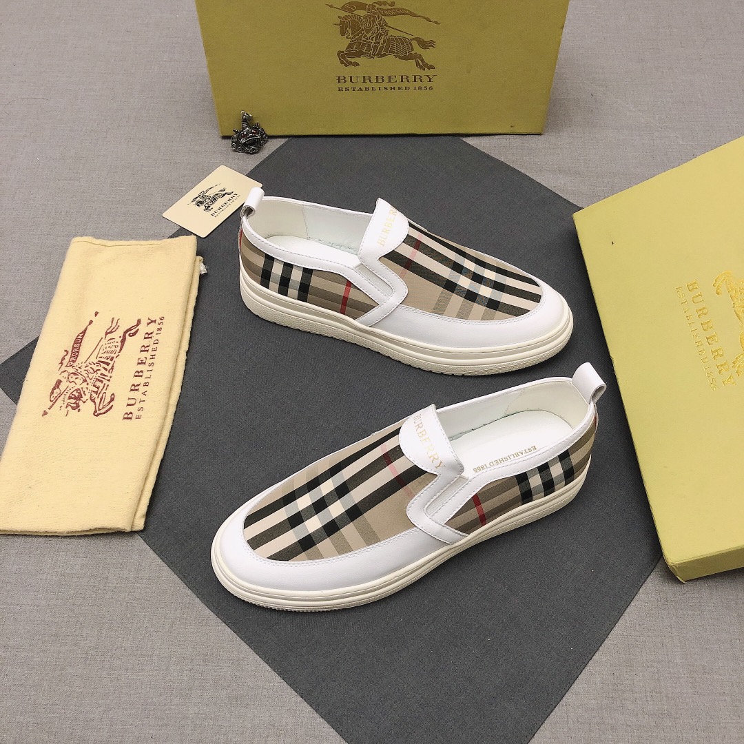 Burberry Perforated Check Sneaker 38 - vstockx