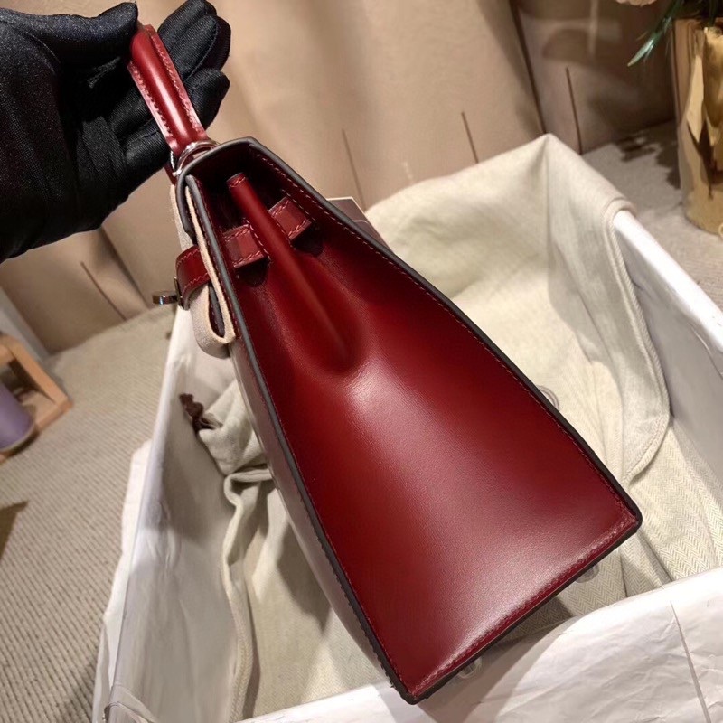 Handbags Hermes Kelly Box size:25 cm - vstockx