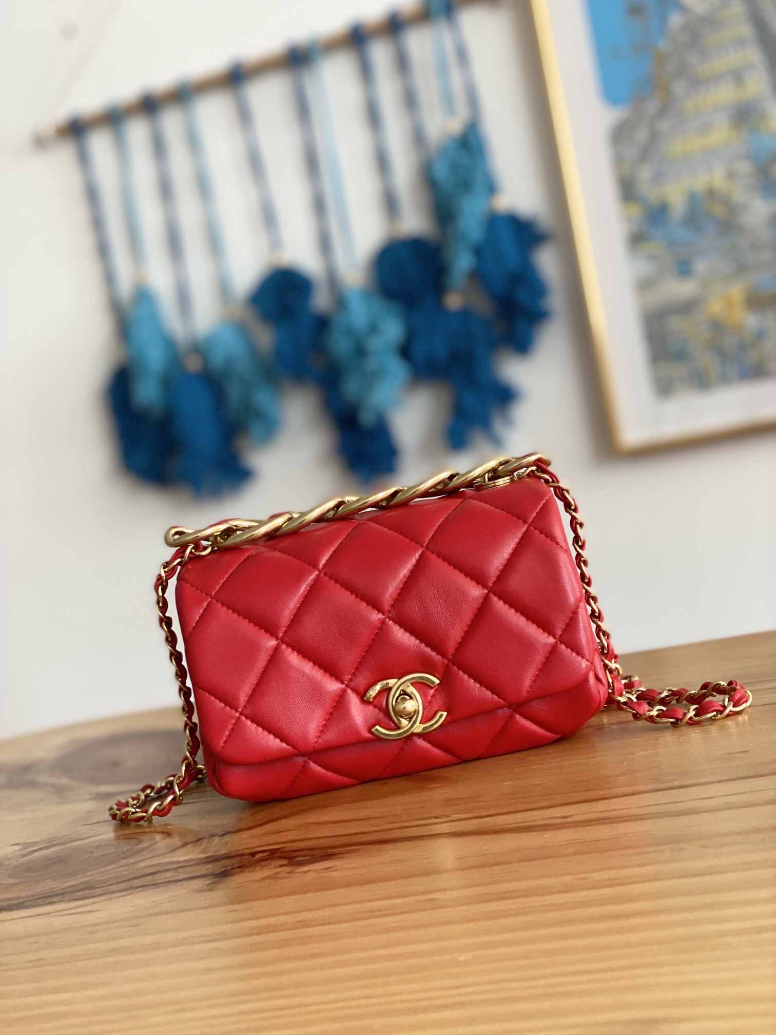 Handbag Chanel 3365 size 17X11.5X8.5 Cm - vstockx