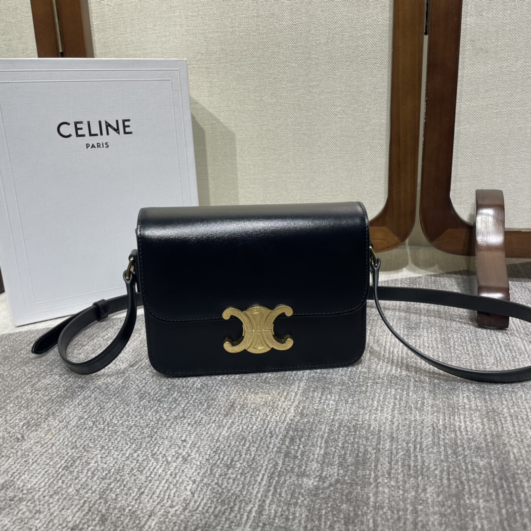 Handbags CELIN TEEN TRIOMPHE BAG188423 size:18.5*14*5 cm - vstockx