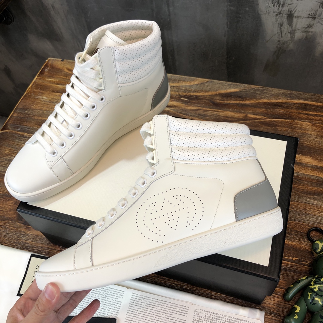 Gucci Ace High-Top GG White - vstockx