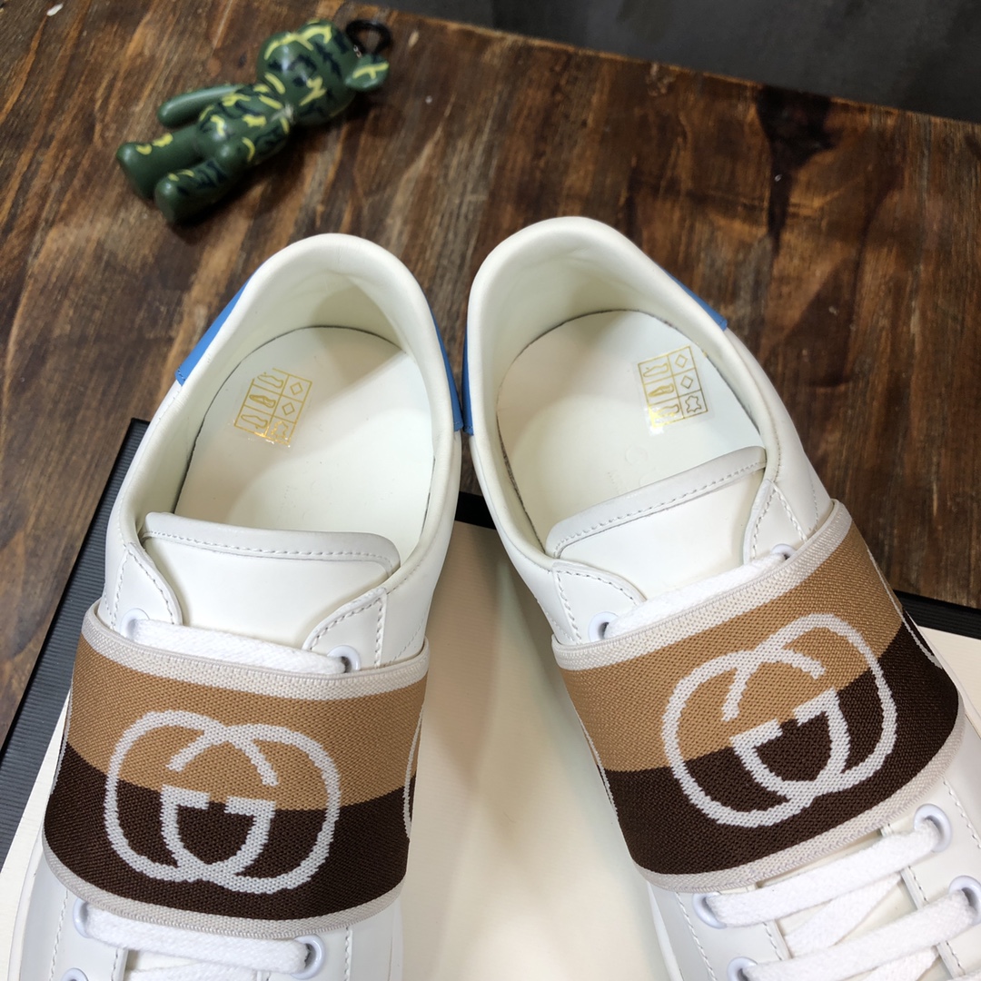 Gucci Ace Brown Interlocking G - vstockx